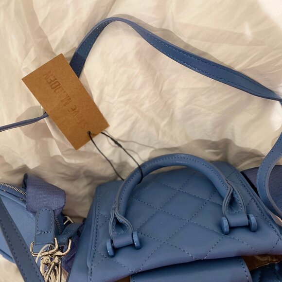 NWT Steve Madden (BBABI) Satchel Crossbody Bag w/Air Pod Case - Picture 4 of 9